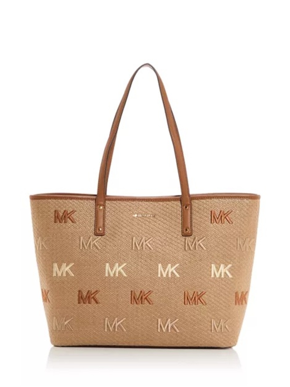 👜 Michael Kors Carter Large Open Tote in Acorn Multi